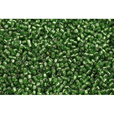 Matubo rocailles 10/0 Chrysolite Silver Lined 50050-81800