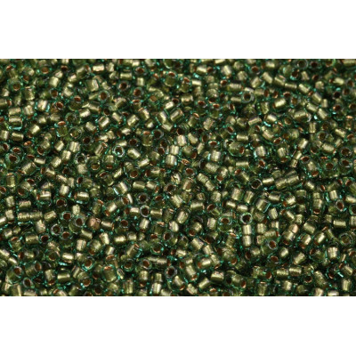 Matubo Seed Beads 10/0 Emerald Bronze Lined 68106 | Czech Glass
