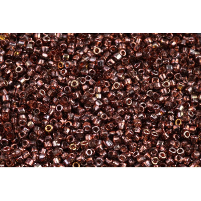 Matubo 10/0 Seed Beads Smoke Grey Capri Gold 27101 | Czech Glass