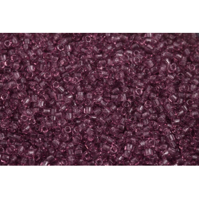 Matubo 10/0 Czech Seed Beads Transparent Silver Violet 20060