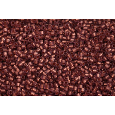 Perles de rocaille 10/0 Matubo Amethyst Copper Lined 85105