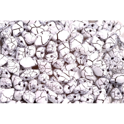 Matubo GemDuo Beads 8x5mm Ionic White/Jet 02010-24601 | Czech Glass