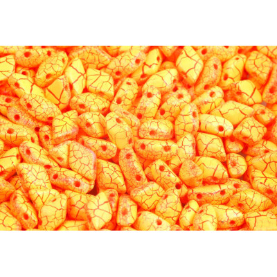 Matubo GemDuo 8x5mm Ionic Yellow/Red 02010-24607 | Czech Glass