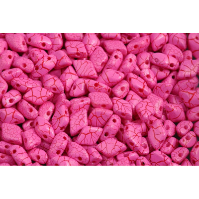 Matubo GemDuo 8x5mm Ionic Pink/Red 02010-24611 | Czech Glass Beads