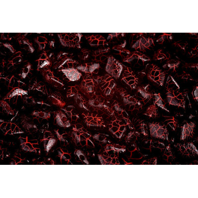 Matubo GemDuo 8x5mm Ionic Jet Orange 02010-24616 | Czech Beads