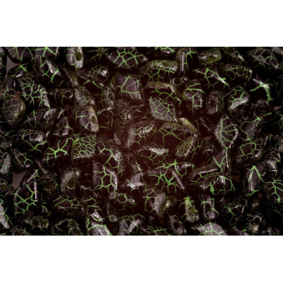 Matubo GemDuo 8x5mm Ionic Jet Green 02010-24620 | Czech Glass Beads