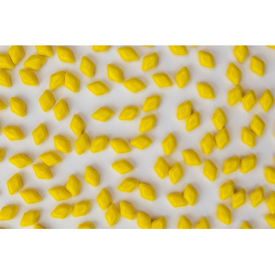 Matubo™ MiniGemDuo Limon Yellow 83120 | 6 x 4mm Czech Glass Beads