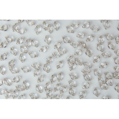 Matubo™ MiniGemDuo 6 x 4mm Crystal Silver Lined 81800 | Glass Beads