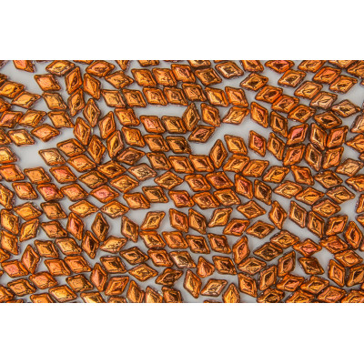 Matubo MiniGemDuo Crystal Sunset 00030-27137 | 6 x 4mm Czech Beads