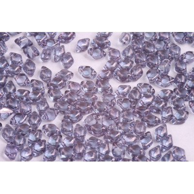 Matubo MiniGemDuo 6 x 4mm Crystal Lila Luster 00030-14494 | Czech Beads