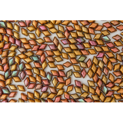 Matubo MiniGemDuo Crystal Orange Rainbow 00030-01620 | 6 x 4mm