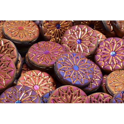 Origami Flower Beads N. 3204 Viola