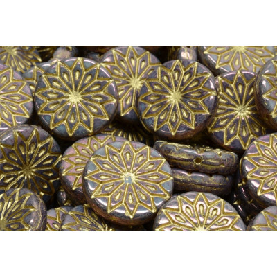 Origami Flower Beads N. 3208 Jaune