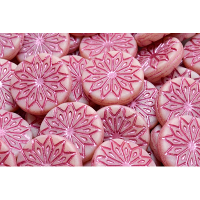 Origami Flower Beads N. 3211 Pink