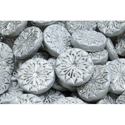 Origami Flower Beads N. 3215 Gris