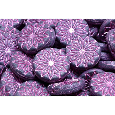 Origami Flower Beads N. 3216 Violett