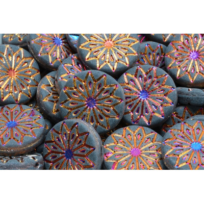 Origami Flower Beads N. 3218 Gris