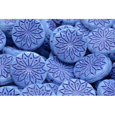 Origami Flower Beads N. 3225 Bleu clair