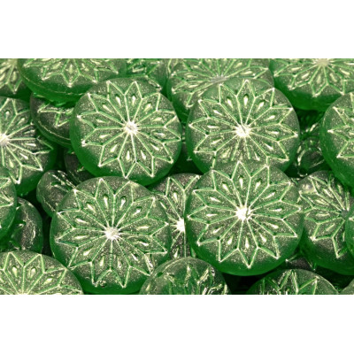 Origami Flower Beads N. 3234 Vert