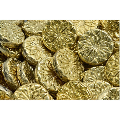 Origami Flower Beads N. 3241 Oro