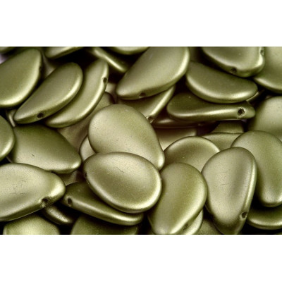 Anemone Petal Beads 11x16 mm N. 1298 PASTEL OLIVINE