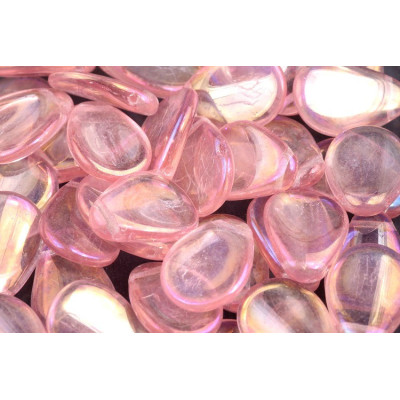 Anemone Petal Beads 11x16 mm N. 1661 ROSALINE Transparent Iris
