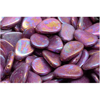 Anemone Petal Beads 11x16 mm N. 72 WHITE ALABASTER IRIS