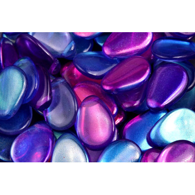 Anemone Petal Beads 11x16 mm N. 73 Violet