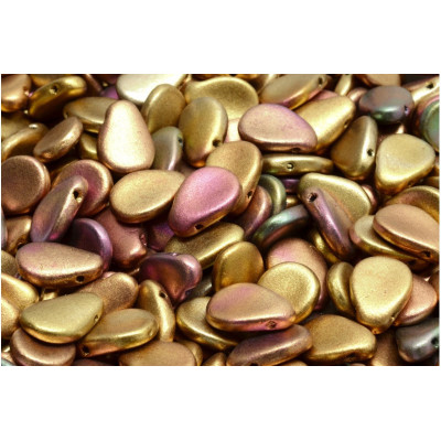 Anemone Petal Beads 8x11 mm N. 1 CRYSTAL ORANGE RAINBOW