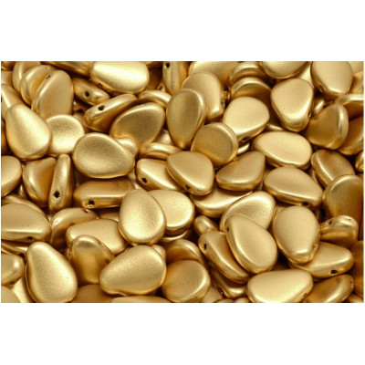 Anemone Petal Beads 8x11 mm N. 3 CRYSTAL BRONZE PALE GOLD