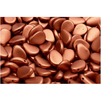 Anemone Petal Beads 8x11 mm N. 4 CRYSTAL BRONZE FIRE RED