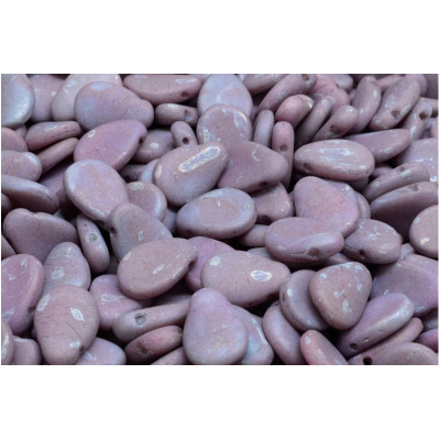 Anemone Petal Beads 8x11 mm N. 29 WHITE ALABASTER MAT