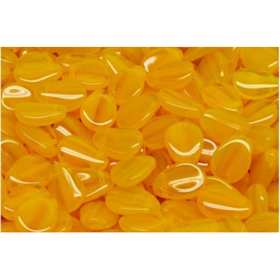 Anemone Petal Beads 8x11 mm N. 38 Yellow Opal