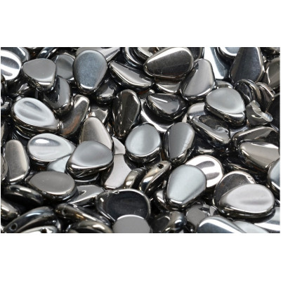 Anemone Petal Beads 8x11 mm N. 86 CRYSTAL TRASPARENT CHROME