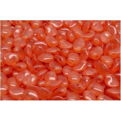 Tulip Petal Beads 6x8 mm N. 2699 Orange