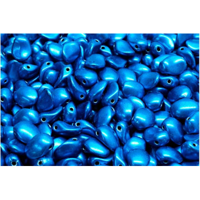 Tulip Petal Beads 6x8 mm N. 2705 Blue