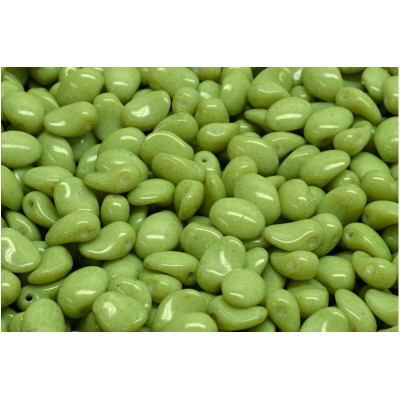Tulip Petal Beads 6x8 mm N. 2713 OPAQUE PISTACHIO