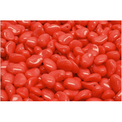 Tulip Petal Beads 6x8 mm N. 2716 OPAQUE GRENADINE