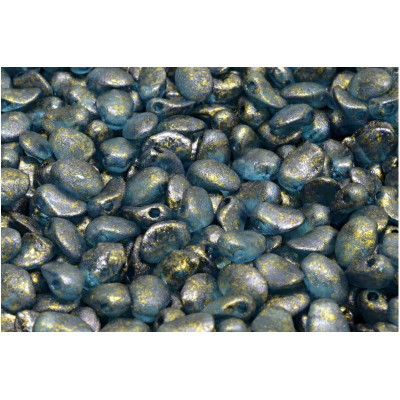 Tulip Petal Beads 6x8 mm N. 2726 Grey