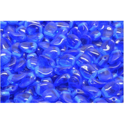 Tulip Petal Beads 6X8 mm N. 2744 Azul