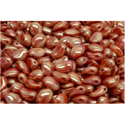 Tulip Petal Beads 6X8 mm N. 1849 Braun