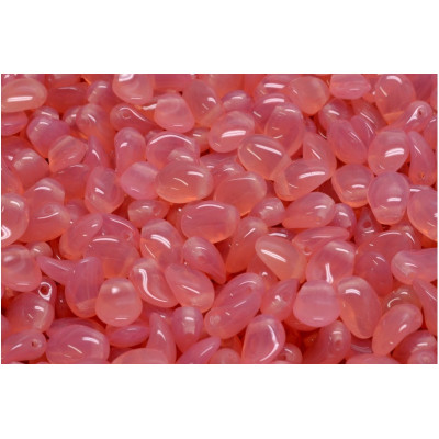 Tulip Petal Beads 6x8 mm N. 1853 OPAL ROSE