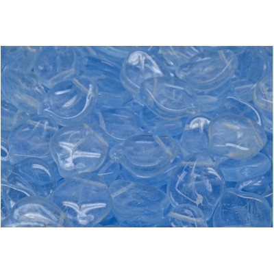 Peony Petal Beads 12x15 mm N. 2791 LIGHT SAPPHIRE
