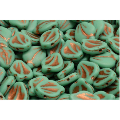 Peony Petal Beads 12x15 mm N. 2795 Vert