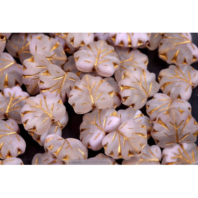 Maple Leaf Beads 13X11 mm N. 1568 Viola