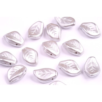 Wavy Leaf Beads 9x14 mm N. 1328 CRYSTAL BRONZE ALUMINIUM