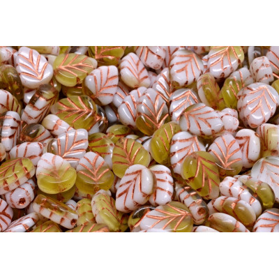 Mint Leaf Beads 10X8 mm N. 2643 Rosa