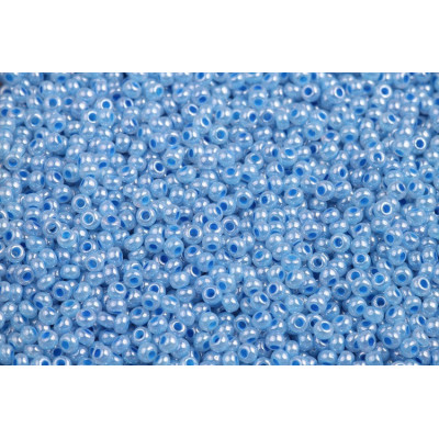Czech Seed Beads 10/0 Light Blue Rainbow 37136 | Preciosa Glass