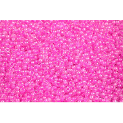 Preciosa 10/0 Seed Beads Terra Color Lined Pink 38177 | Czech Glass