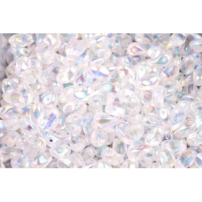 Lily Petal Beads 4x6 mm N. 1613 CRYSTAL FULL AB